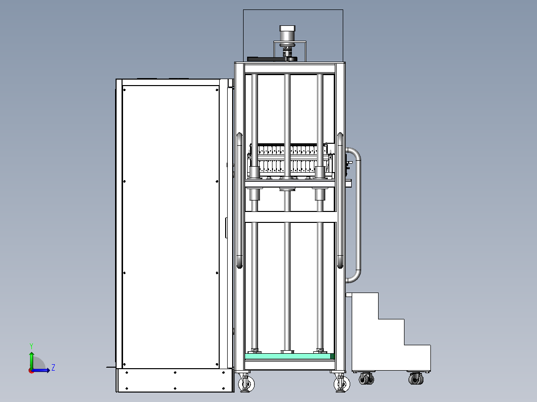 堆高车sw13左视图