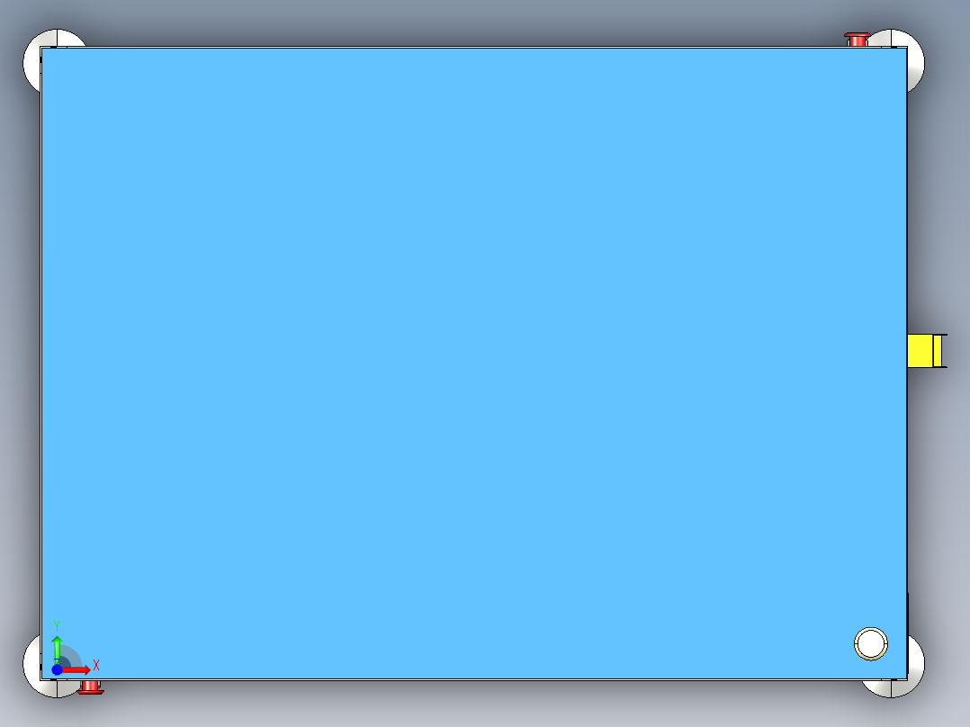 自动切边机step前视图