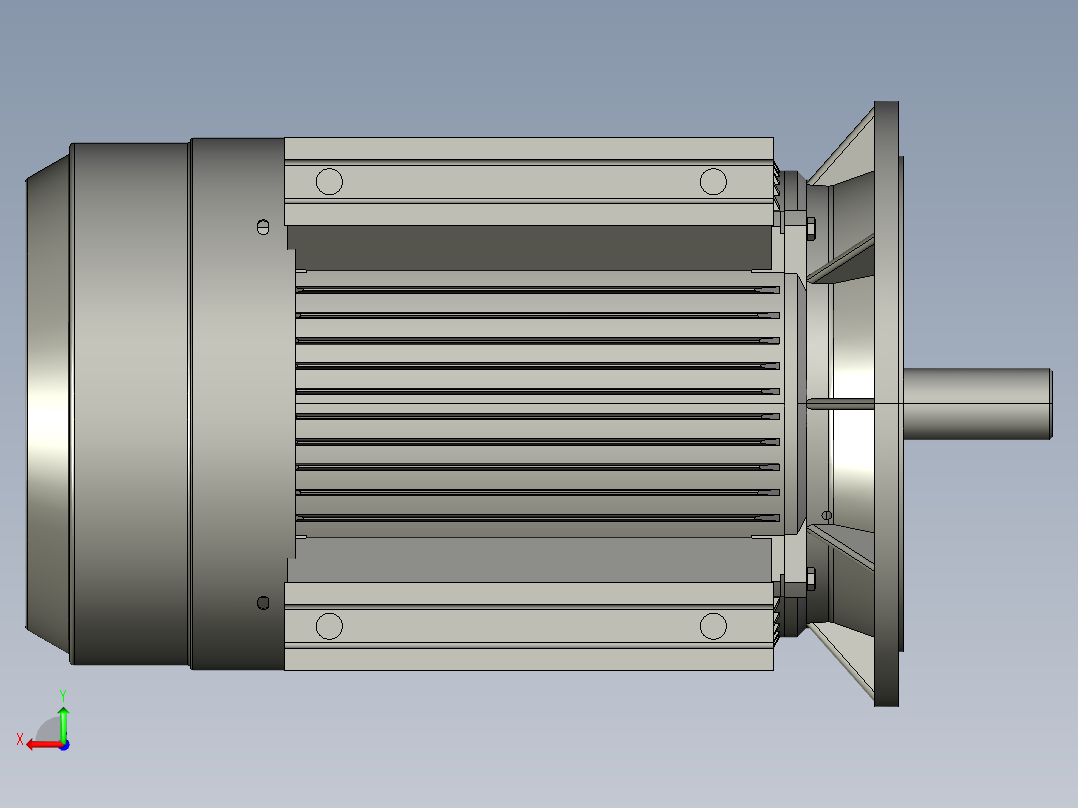 3D-250M-4-B35-55KW后视图