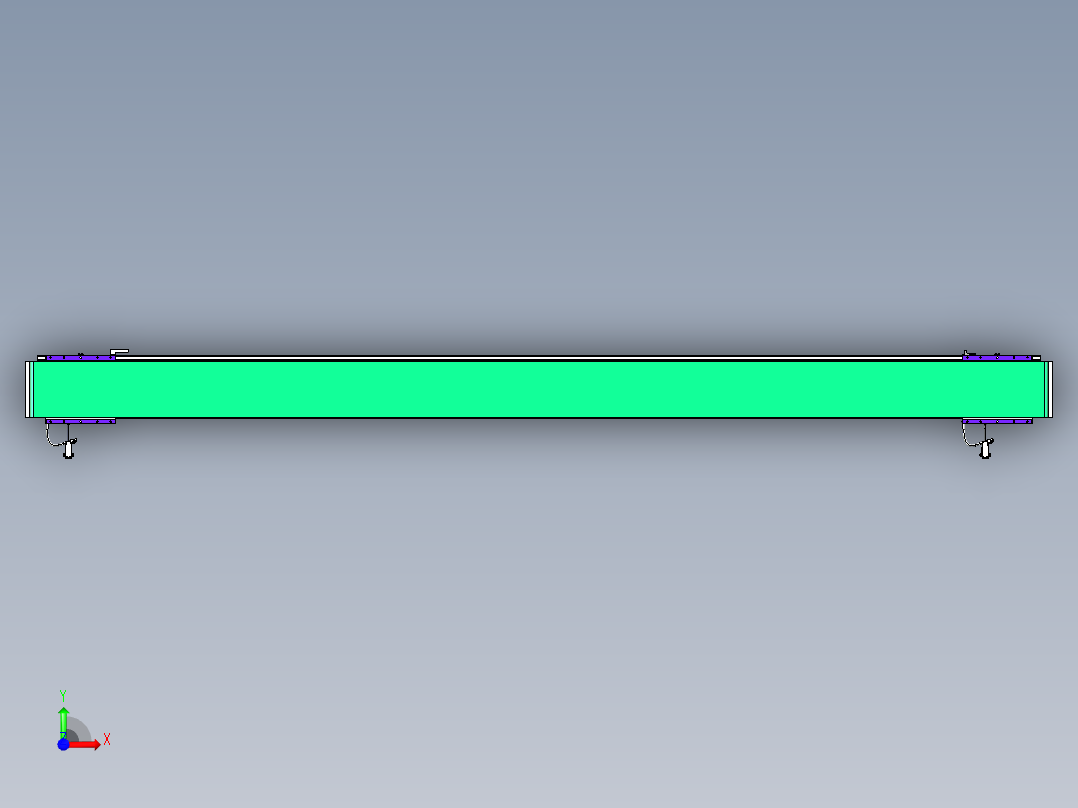 威洛博VL系列直线电机模组-2VL17E3-S2500前视图