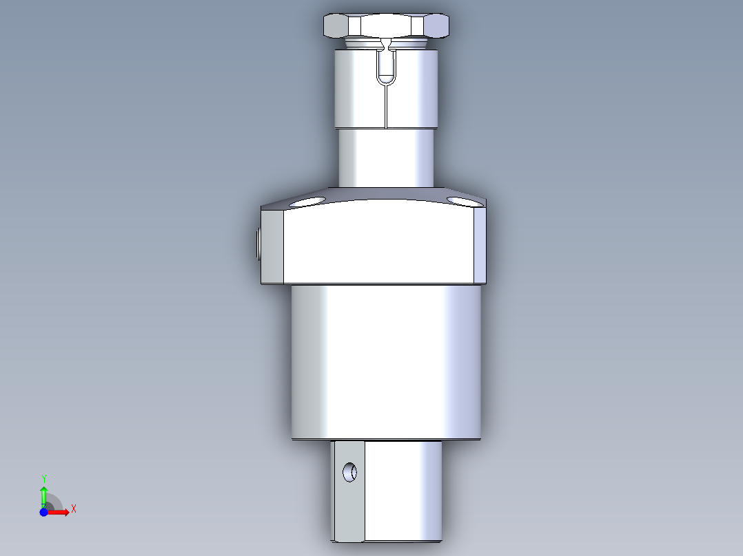 KOSMEKLHA0900-GRN多系列多零件图纸模型前视图