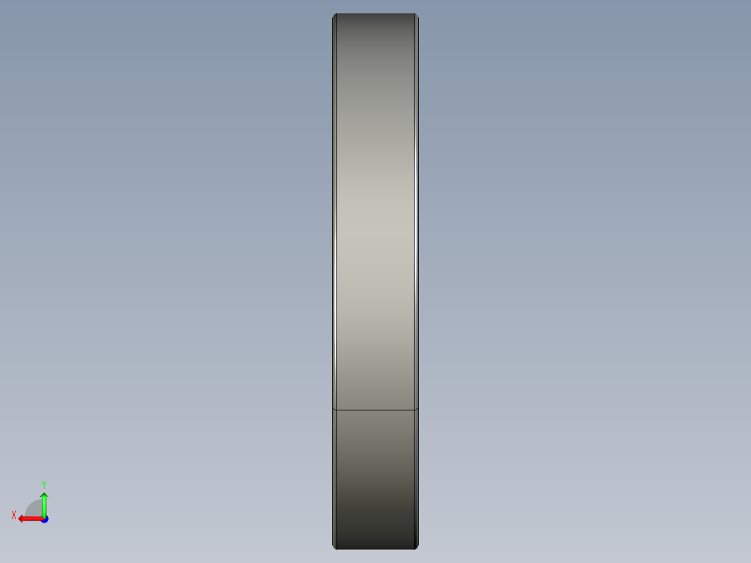 深沟球轴承6038后视图