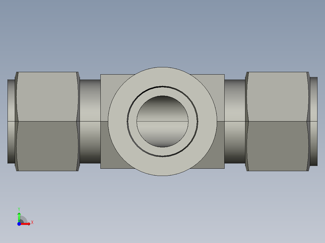 卡套式工业通用硬管接头14_obu-s前视图