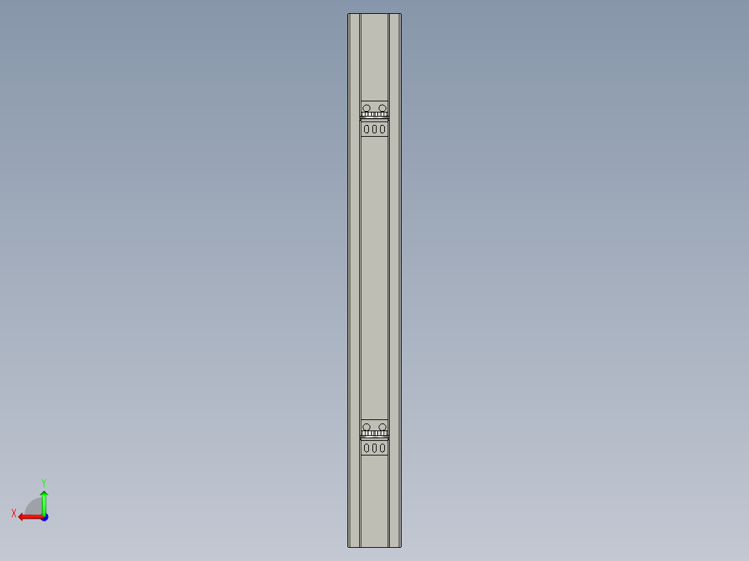 基恩士SL-M48H_kc图纸模型后视图