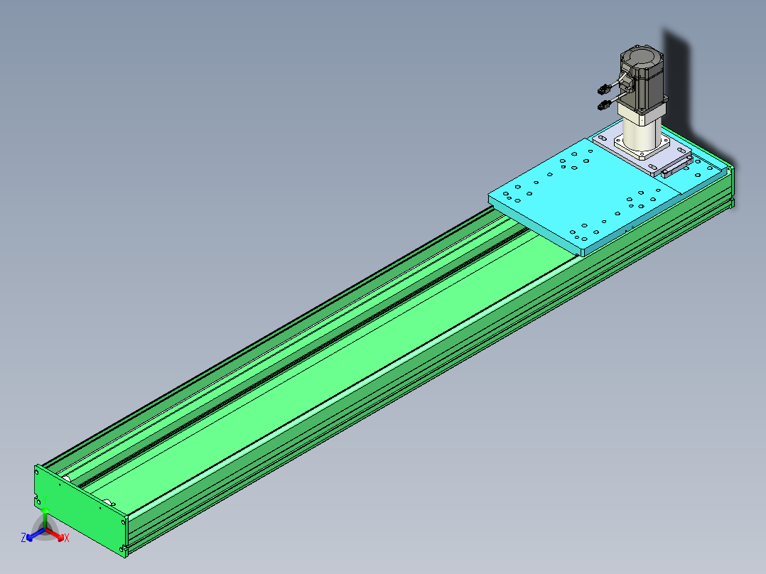 东锦齿条传动DH270G-L167-S1300-BU-减速机+750W
