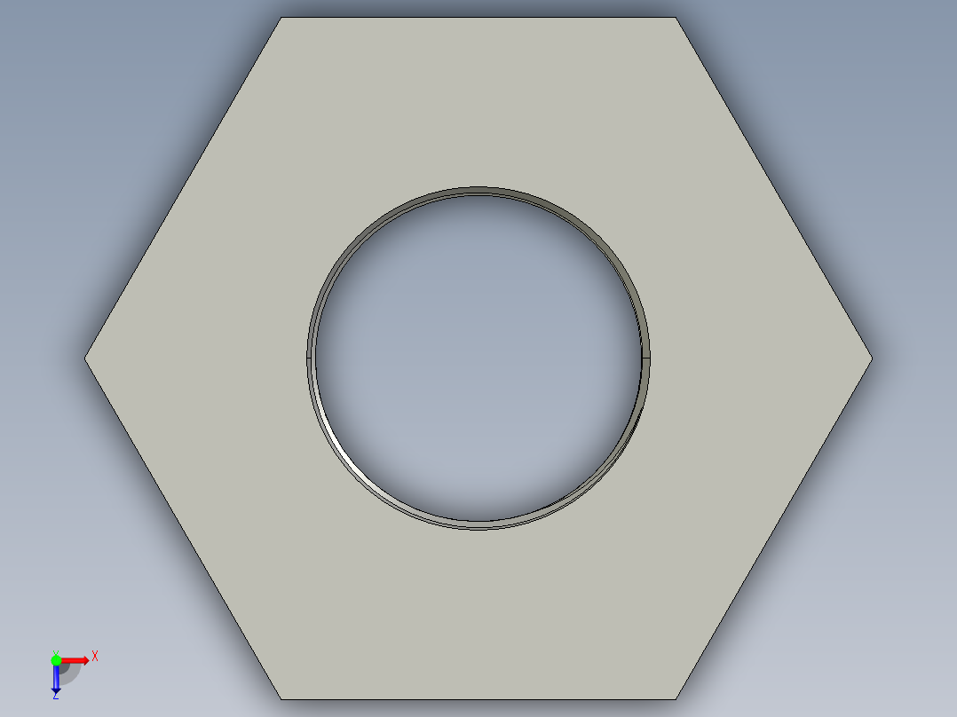 船舶管路系统SeaCor_ReducerBushing_FPTxSPIG_37J138420_4in x 2in俯视图