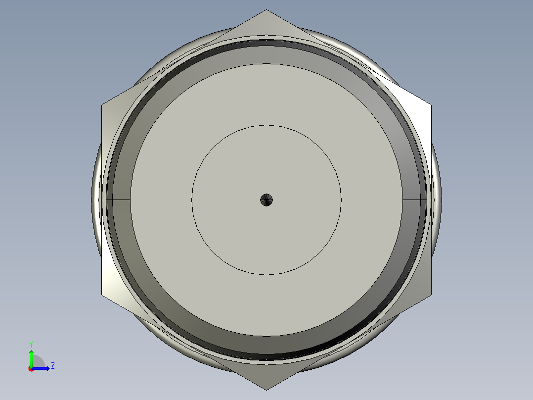 软管与硬管连接用工业通用接头0134_62_21左视图