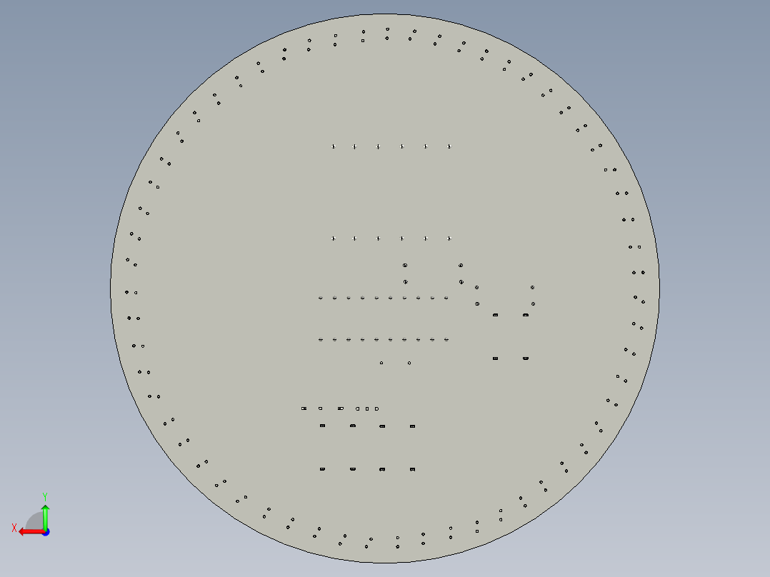 电子时钟后视图