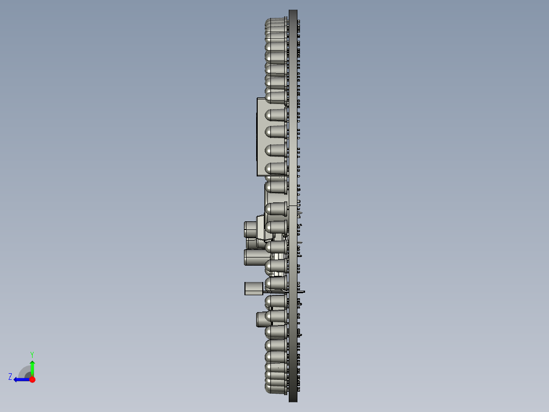 电子时钟右视图