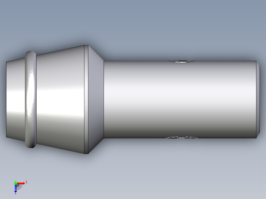 卡套式工业通用硬管接头EO_Schweisskegel_SKA10X1俯视图