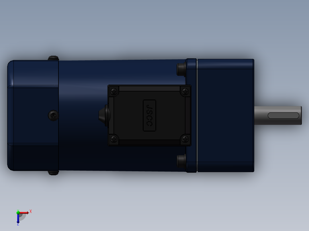精研电机90yt01-18俯视图