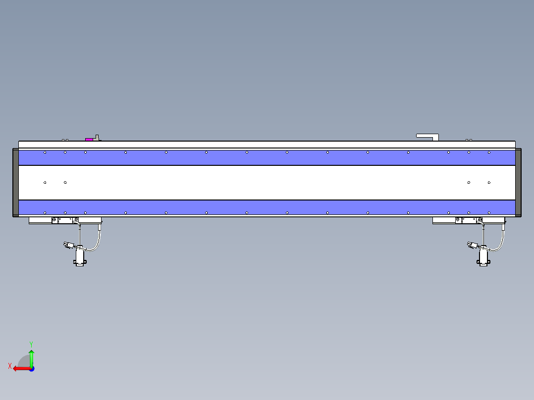 威洛博VL系列3d模型模组2VL17E2Y-S800后视图