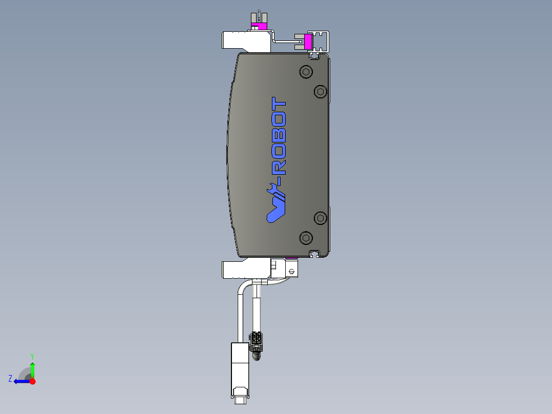 威洛博VL系列3d模型模组2VL17E2Y-S800右视图