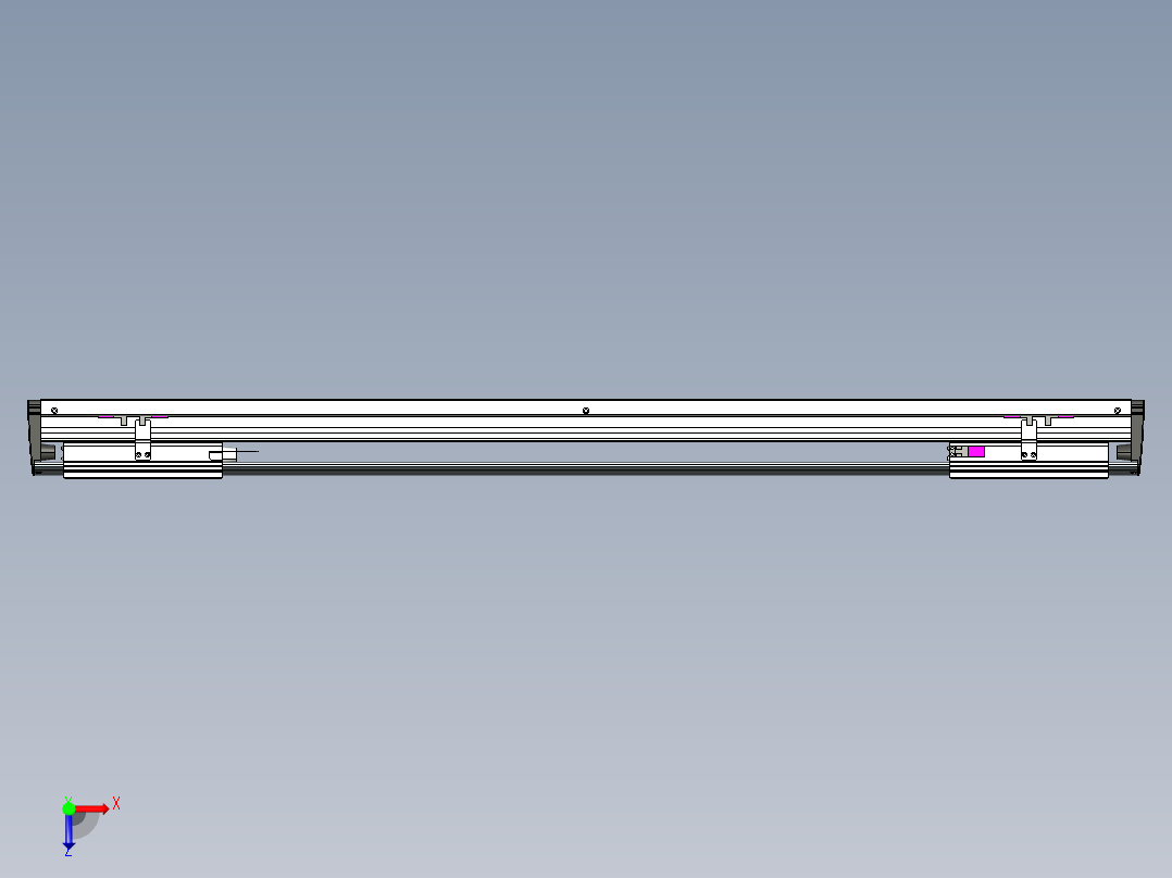 威洛博VL系列3d模型模组2VL17E2Y-S800俯视图