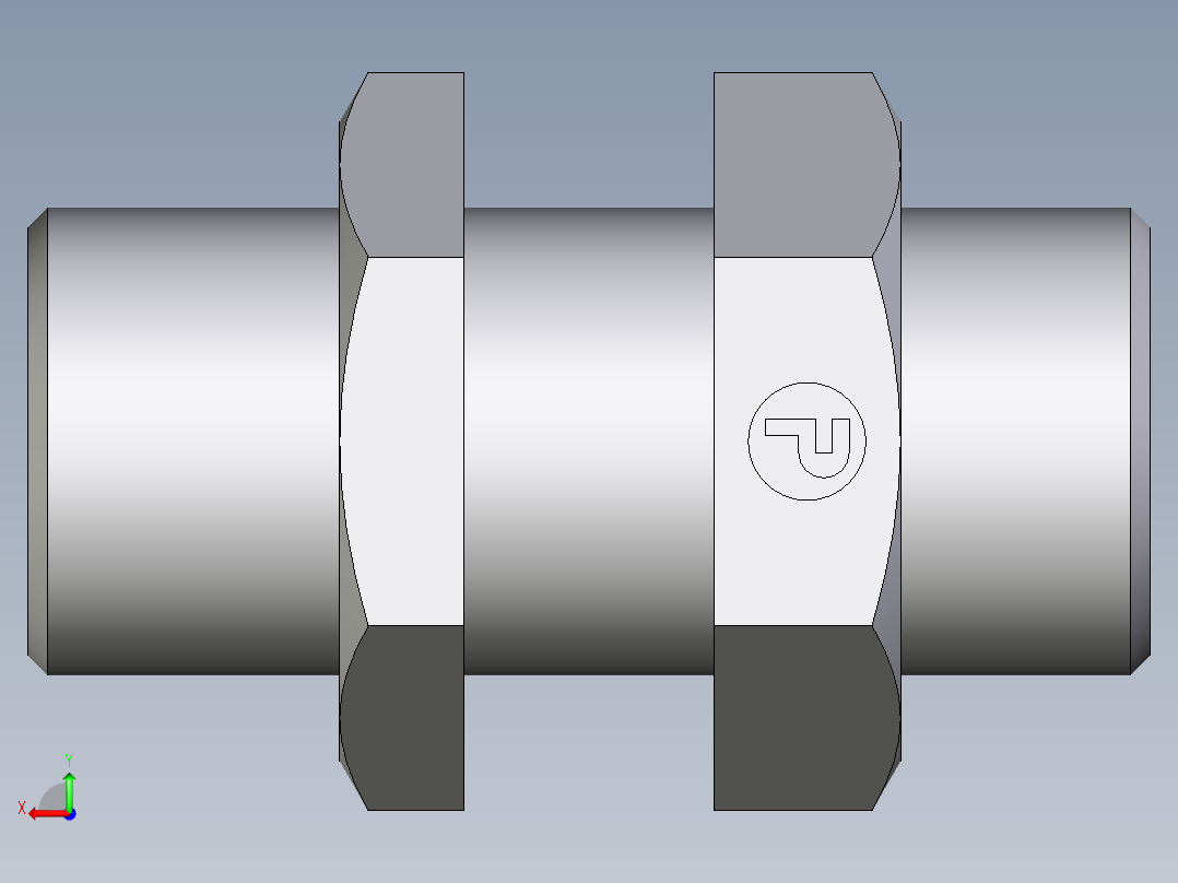 卡套式工业通用硬管接头EO_Bulkhead_union_SV20SOMD71后视图