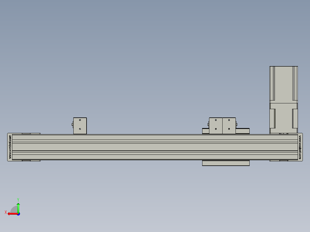 威洛博LB.GB同步带传动--欧规系列EBF5-L11-S300-BR-P20-C4后视图