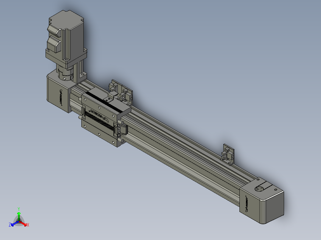 威洛博LB.GB同步带传动--欧规系列EBF5-L11-S300-BR-P20-C4正等轴测图