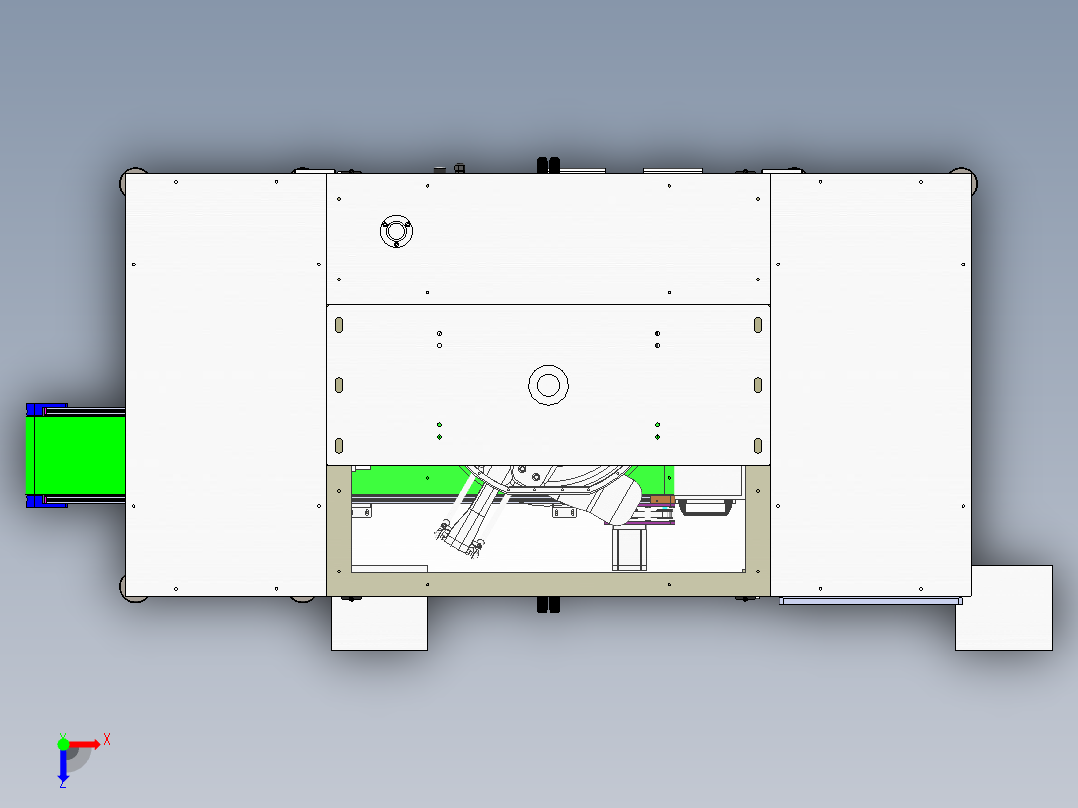蜘蛛手摆盘机俯视图