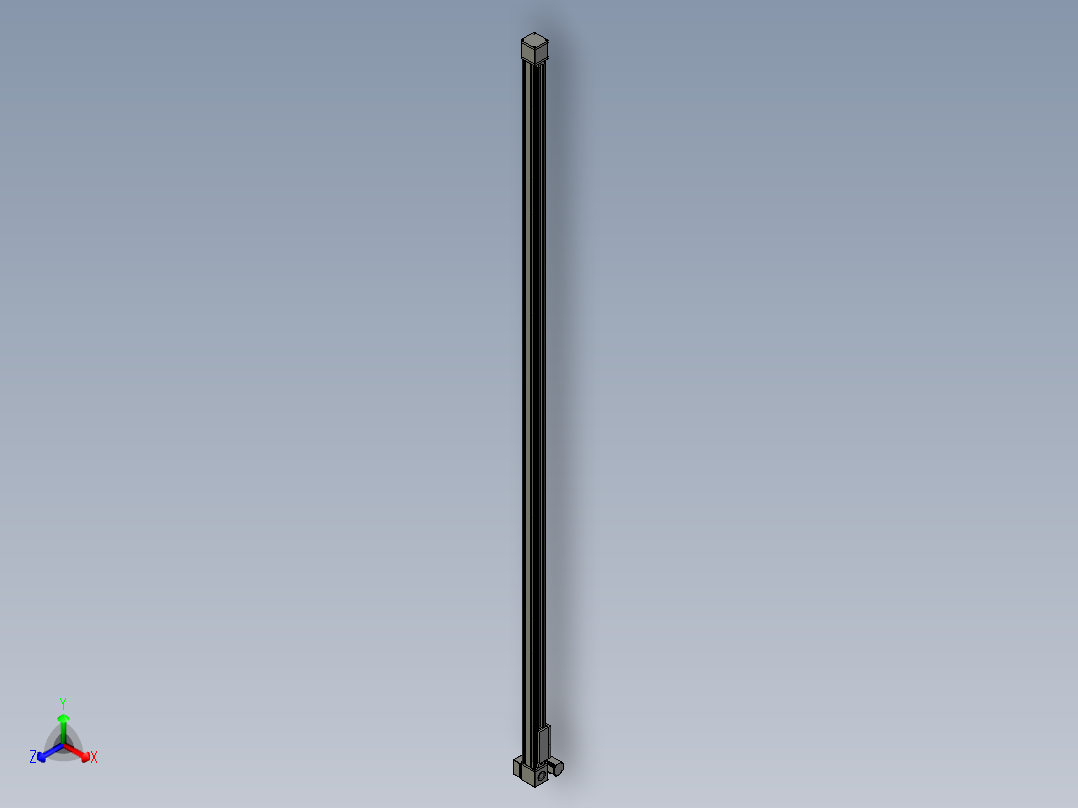 欧规系列-GB8-L96-S3800-BLU-P40-MS3正等轴测图