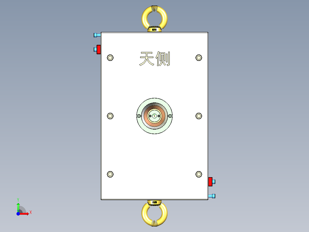 薄壳体模具前视图
