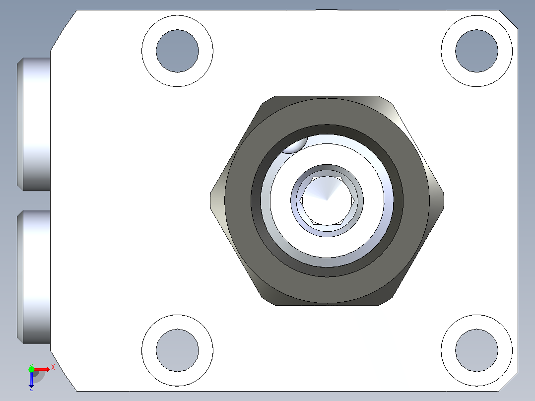 KOSMEKLHA0360-CL-Y60_R01多系列多零件图纸模型俯视图