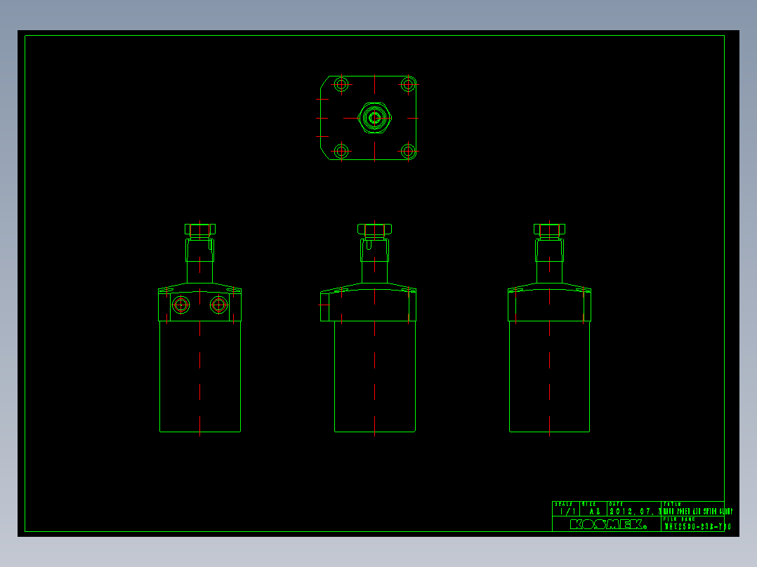 KOSMEKWHE2500-2SR-Y60多系列多零件图纸模型多系列多零件图纸模型