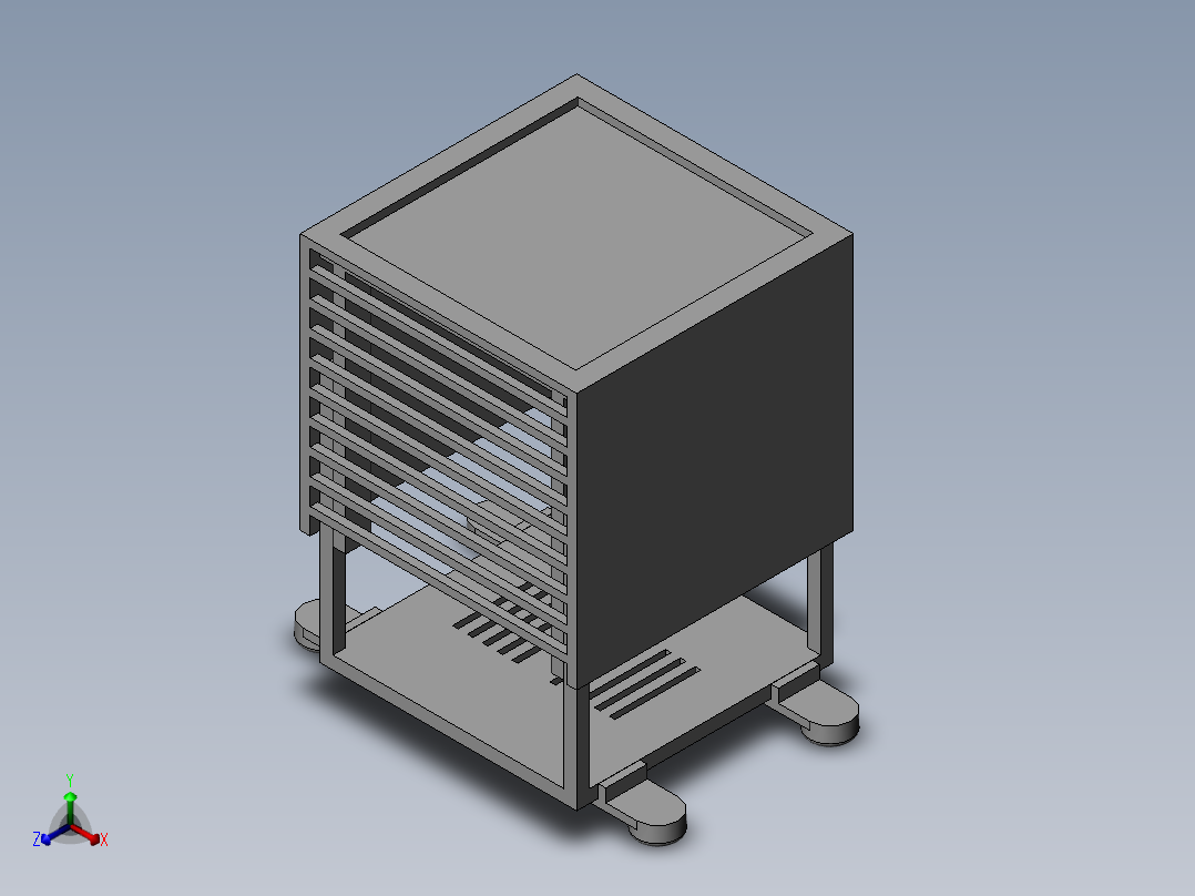 服务器正等轴测图
