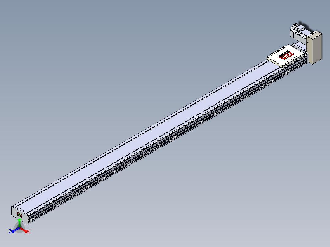 同步带全封闭直线模组TPA-HCB-110D-90-L1700-LU-Y-P40-N3