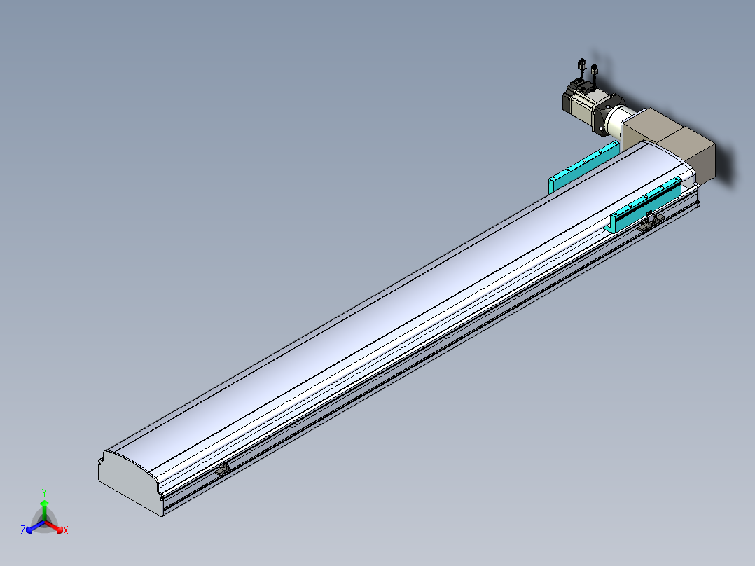 同步带滑台-半封闭B22-L100-C-S1450-L-P75-D3-N5