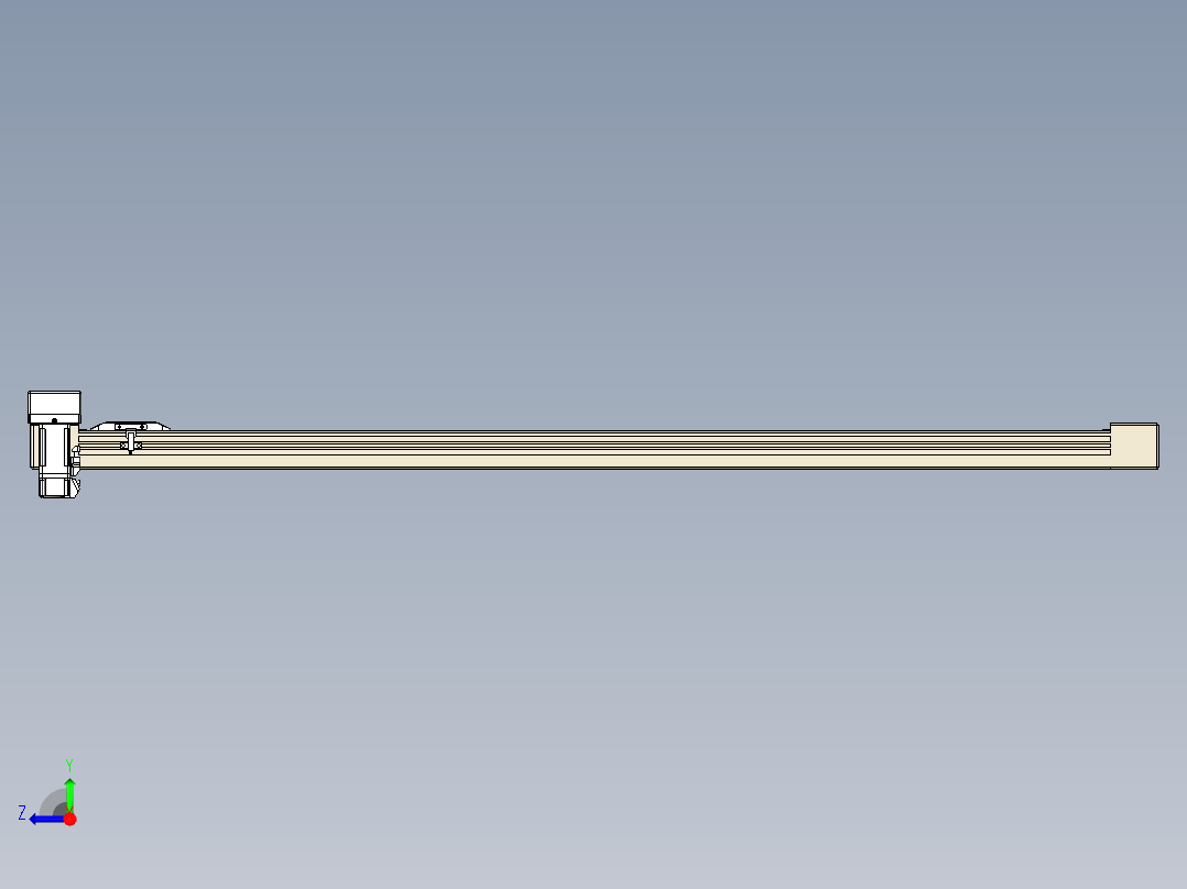 同步带全封闭直线模组TPA-HCB-65S-90-L1150-MR-Y-P10-N3右视图