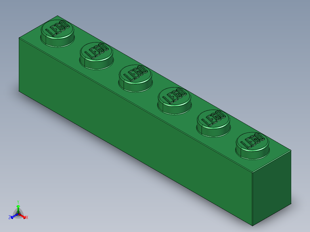 乐高套装 4421基本积木-4111844 - 3009 Dark Green Brick 1 x 6.STEP
