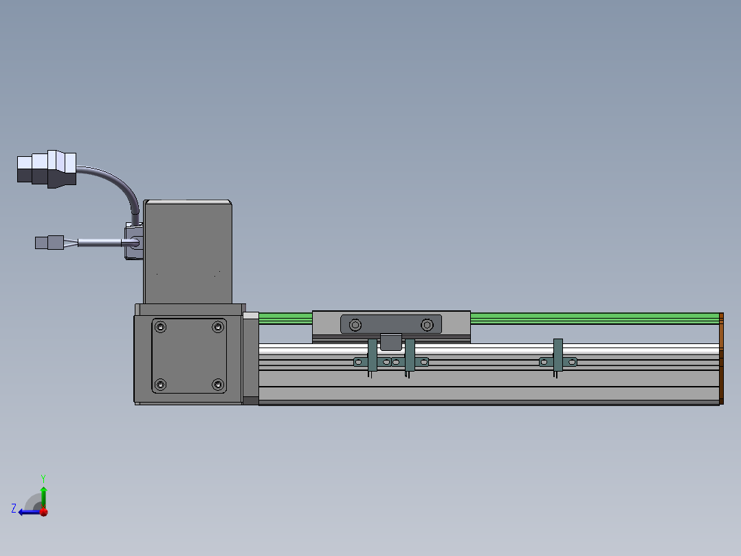 MTB同步带半封闭MTB10-RU-200W右视图