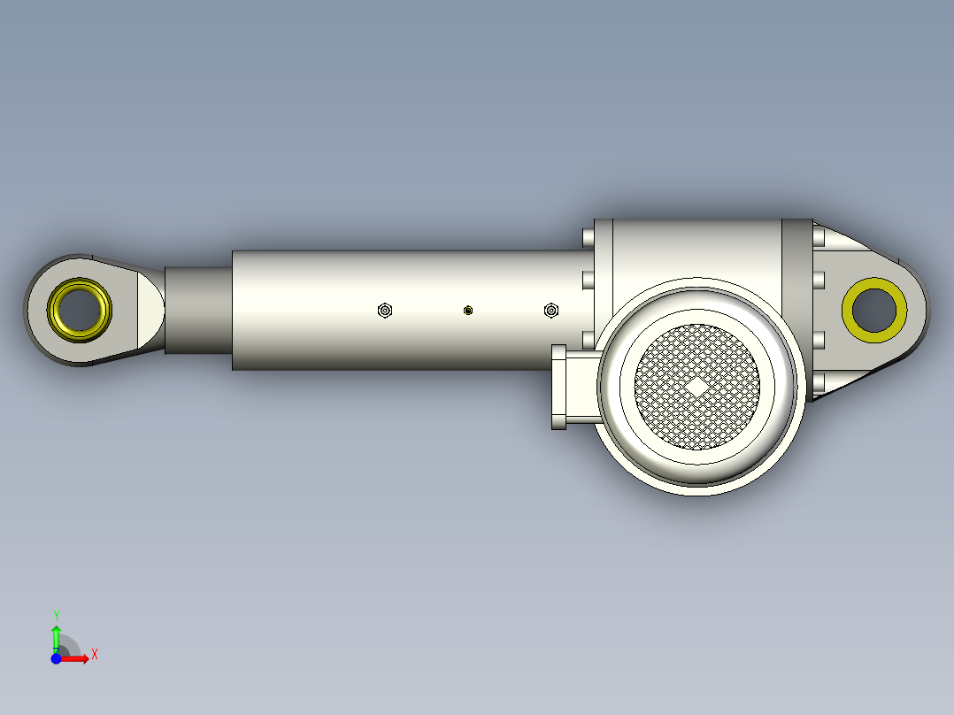LAP - 普通丝杠电动推杆前视图
