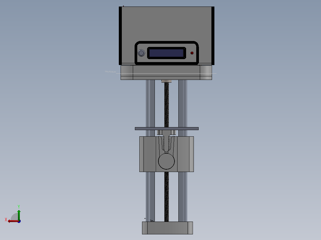 DLP 3D 打印机后视图