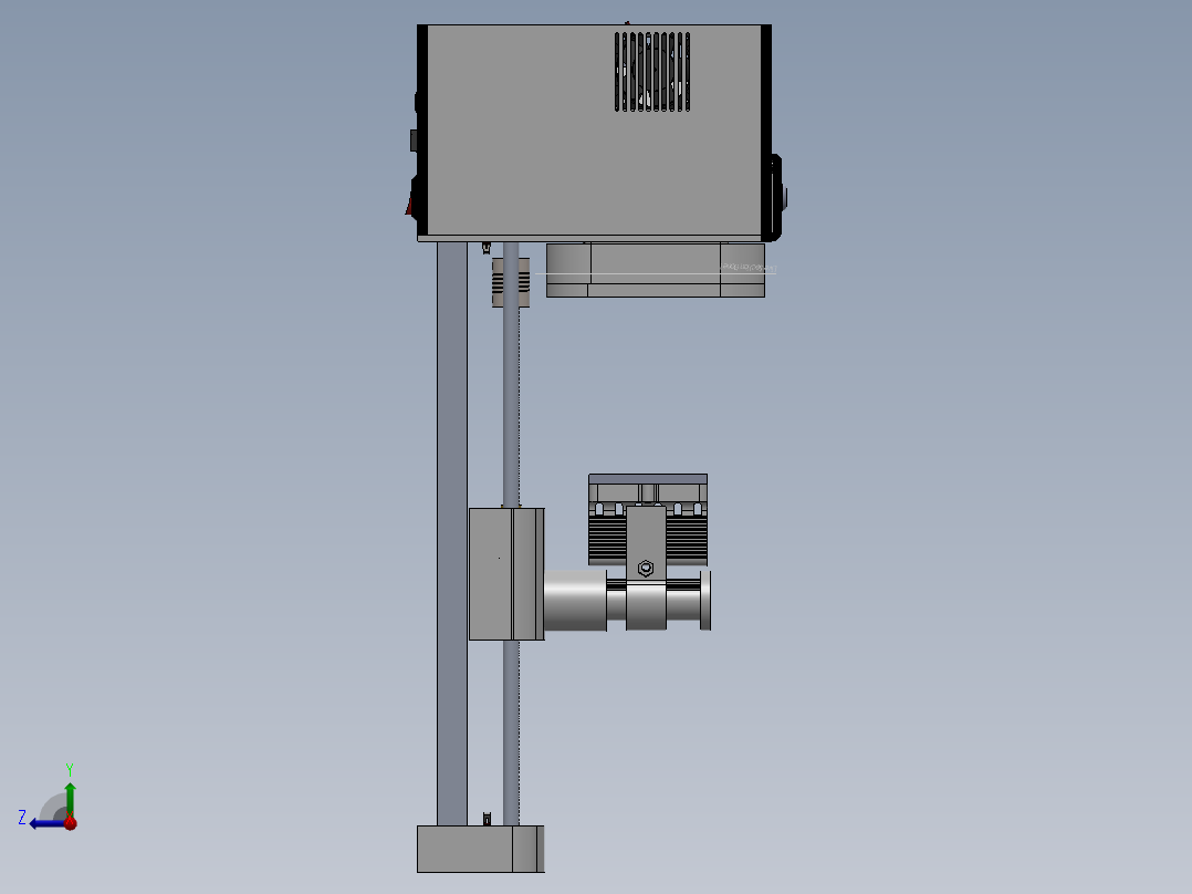 DLP 3D 打印机右视图