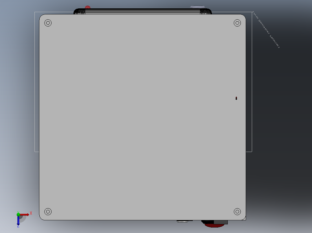 DLP 3D 打印机俯视图