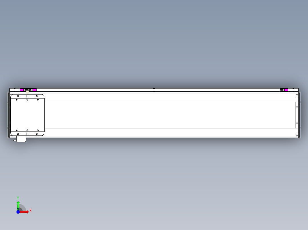 威洛博LC系列3d模型模组LC22H1Y-S1200前视图