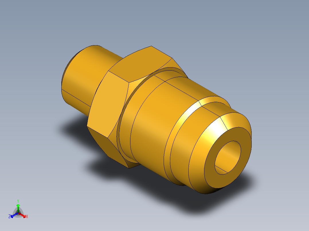 扩口式工业通用硬管接头Male Connector 48F-6-2