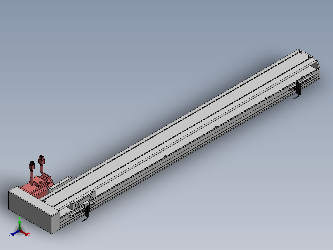 精密模组MY100-T10-850L-BR-P20B-C4-C正等轴测图