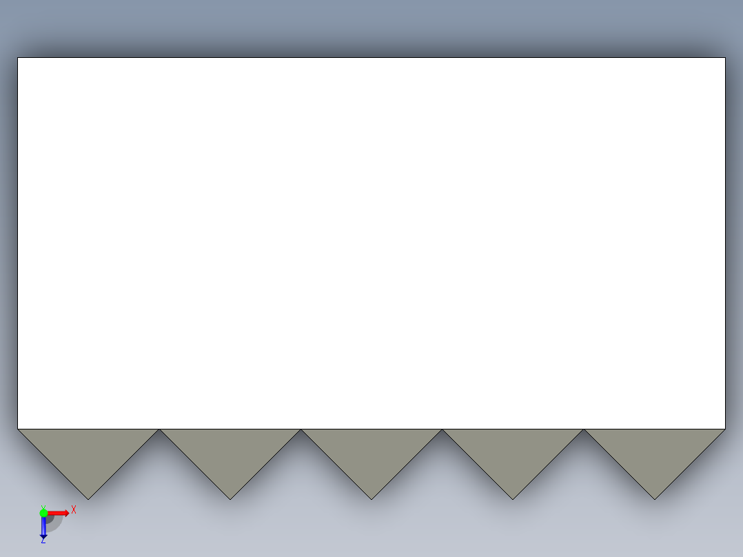 夾爪(方型)HS-C-3D多系列多零件图纸模型俯视图