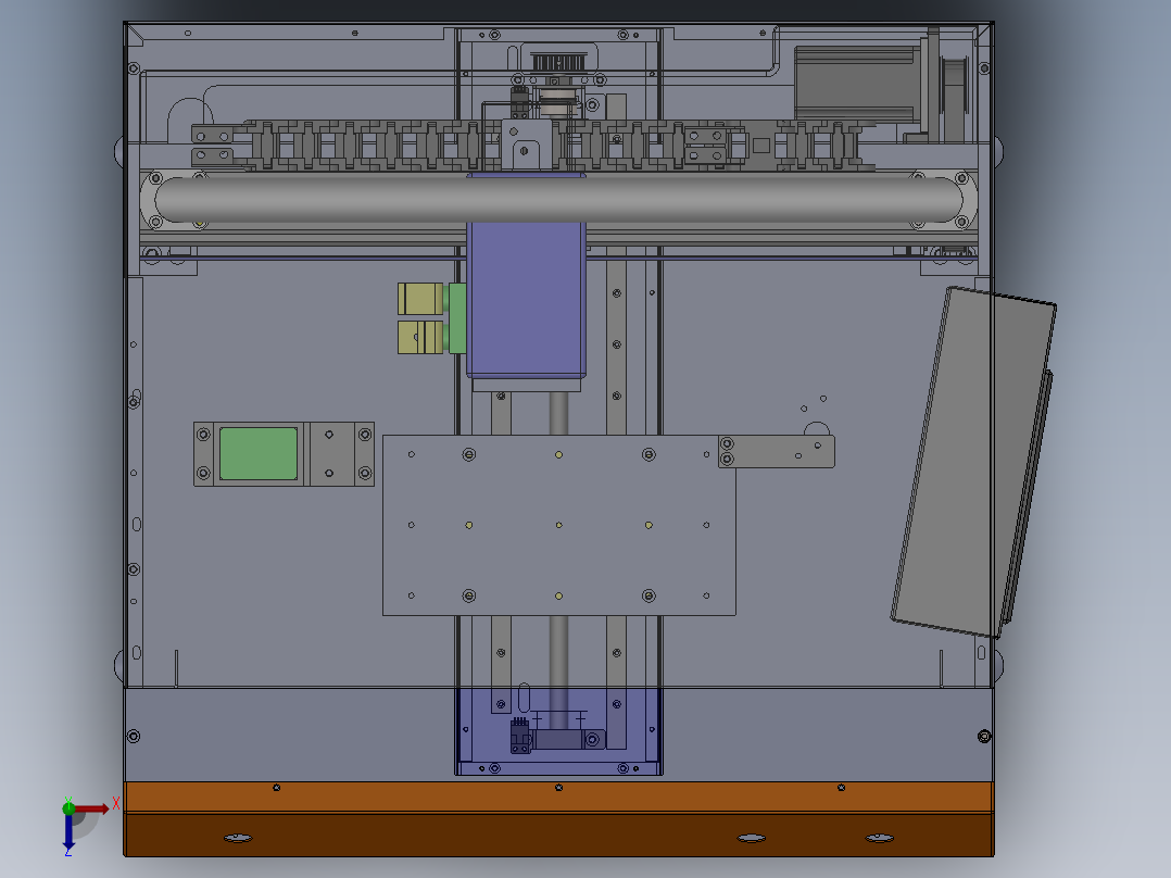 焊接机点胶机打螺丝机俯视图
