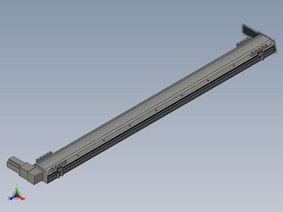 直线模组WG-LHB12-S1500-R(B)设计图纸