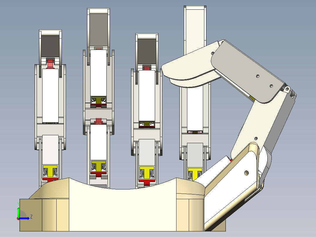 仿生机械手 (44)左视图