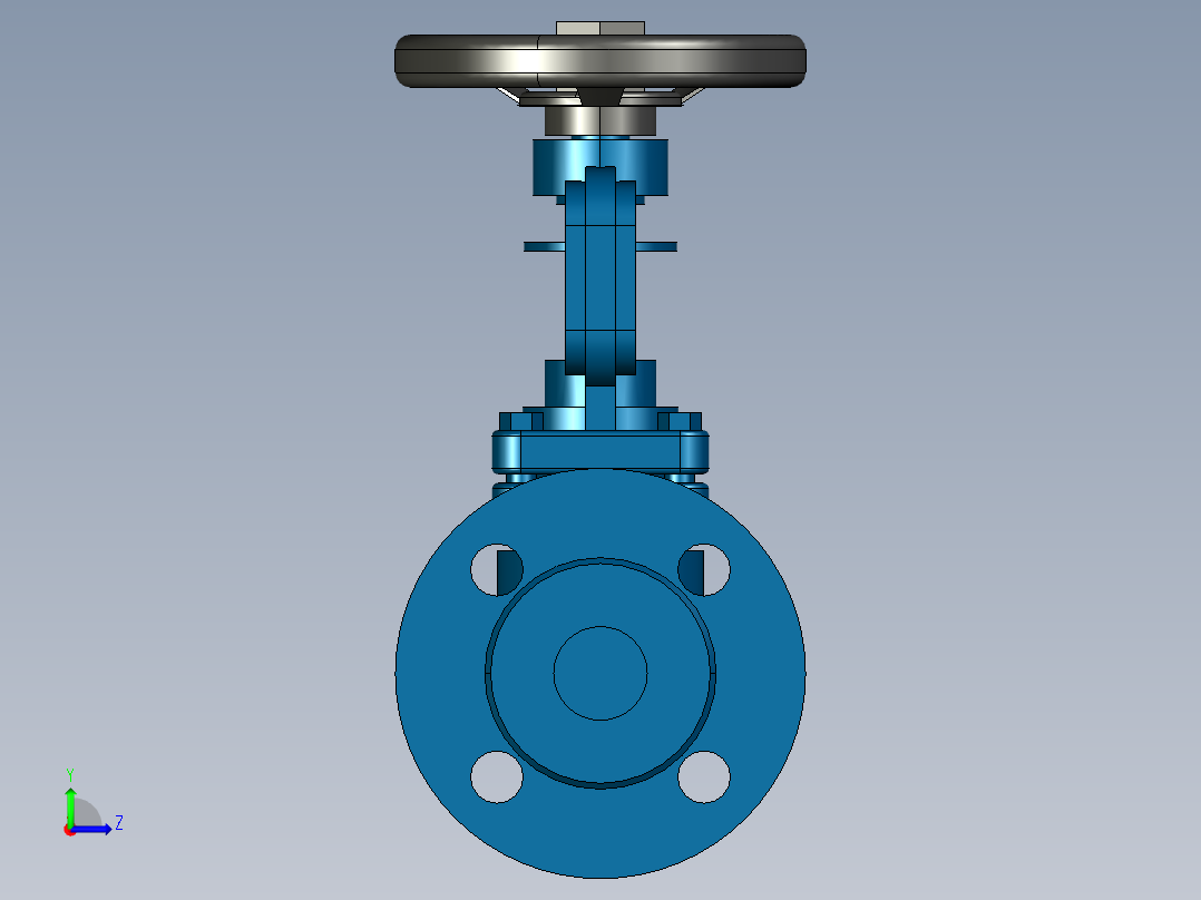 阀门模型-DN32______左视图
