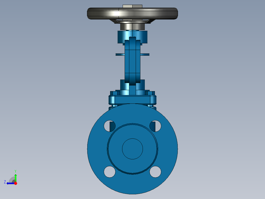 阀门模型-DN32______右视图