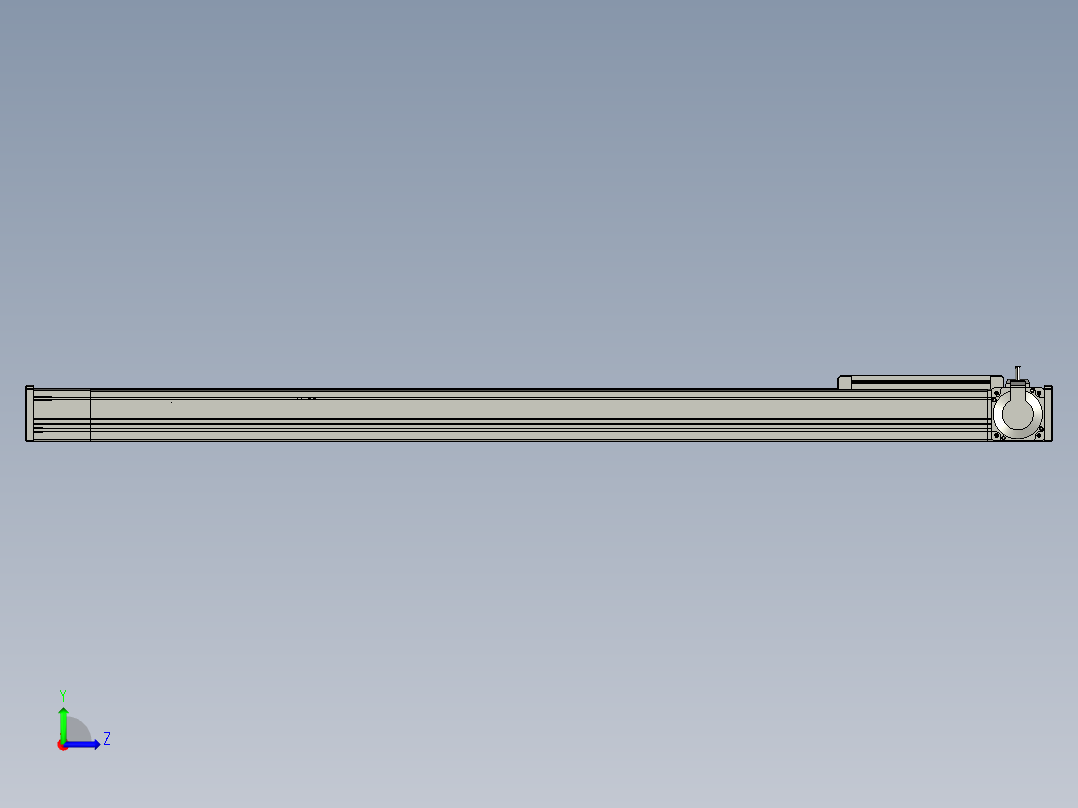欧规系列-LB8-L150-S1150-BR-ZP75-C3左视图