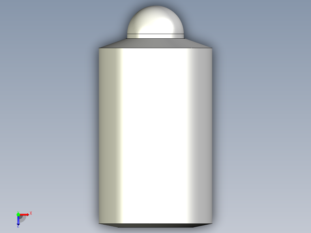 定位柱 SPJLSPJH-3D多系列多零件图纸模型俯视图