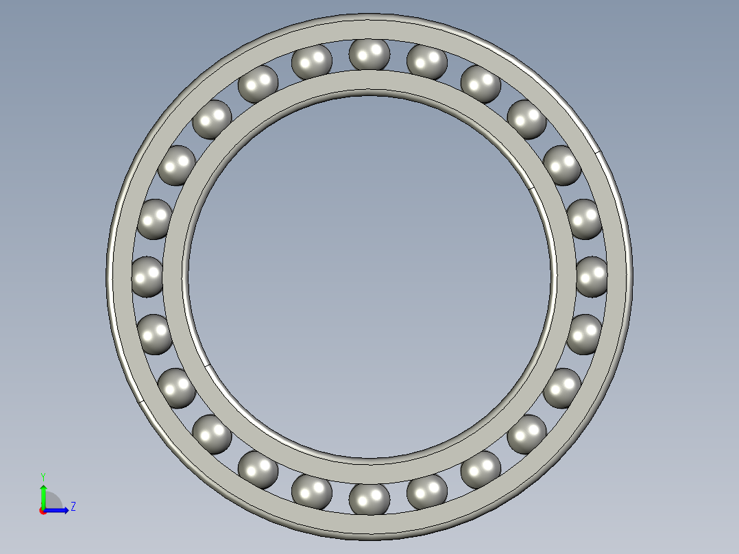 深沟球轴承61911左视图