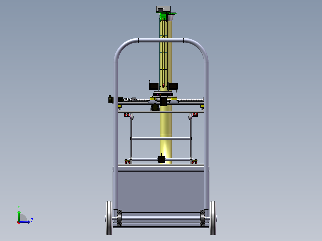 柑橘采摘机器人左视图