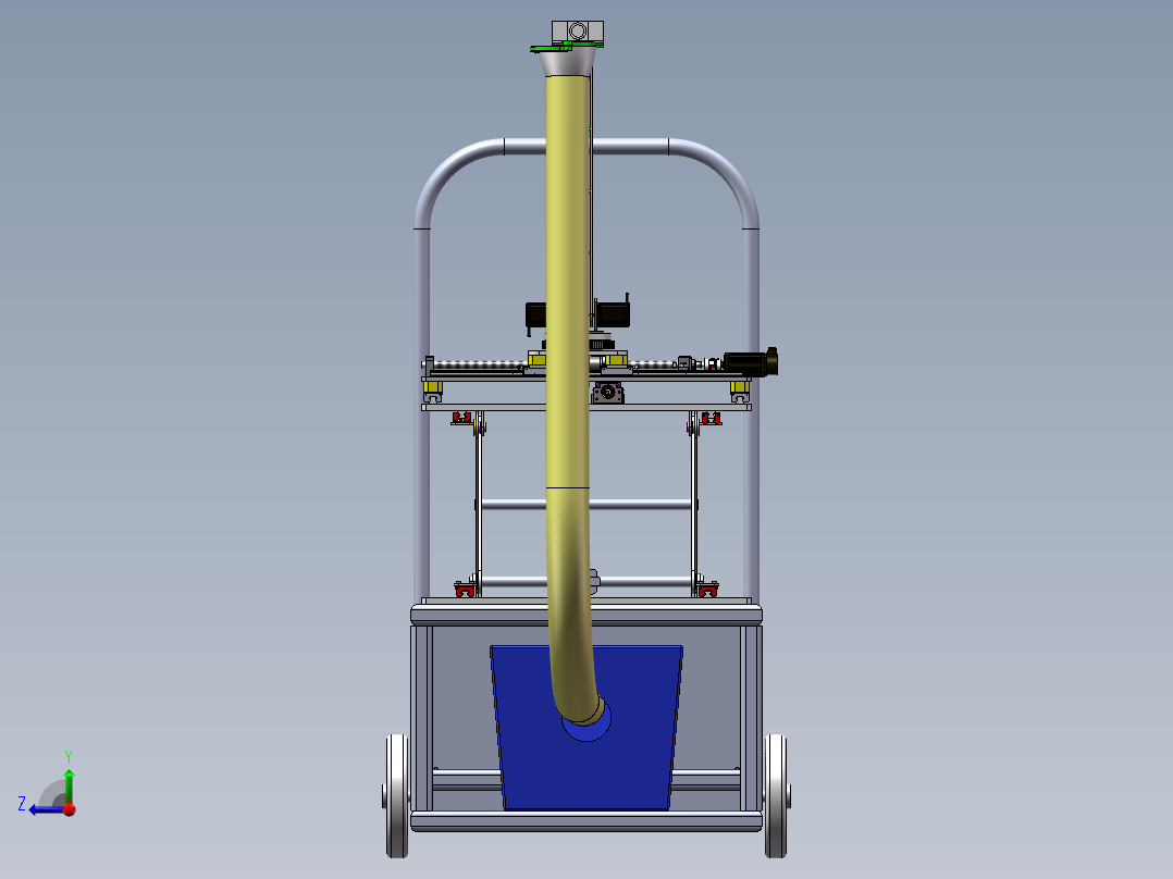 柑橘采摘机器人右视图